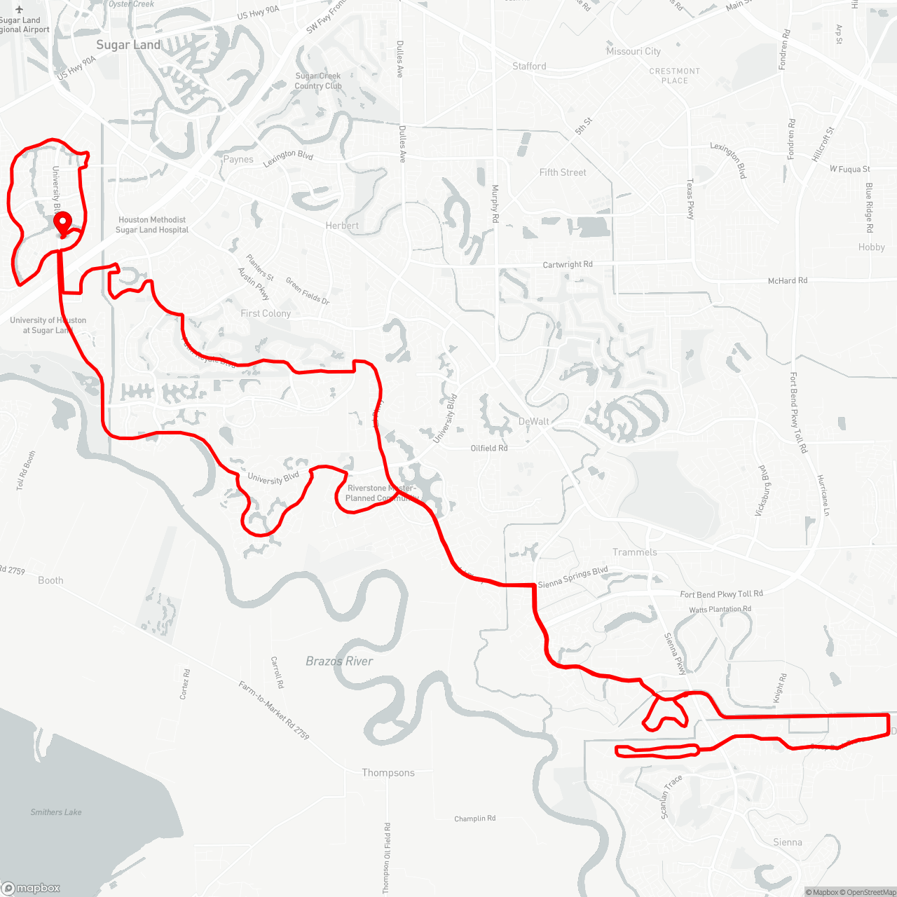 TREK SUGAR LAND (SAT) RIDE Chasing Watts!